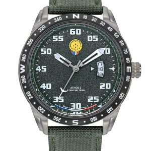 Montre Cadran Kaki Bracelet Tissé Kaki A2-100ID-668126