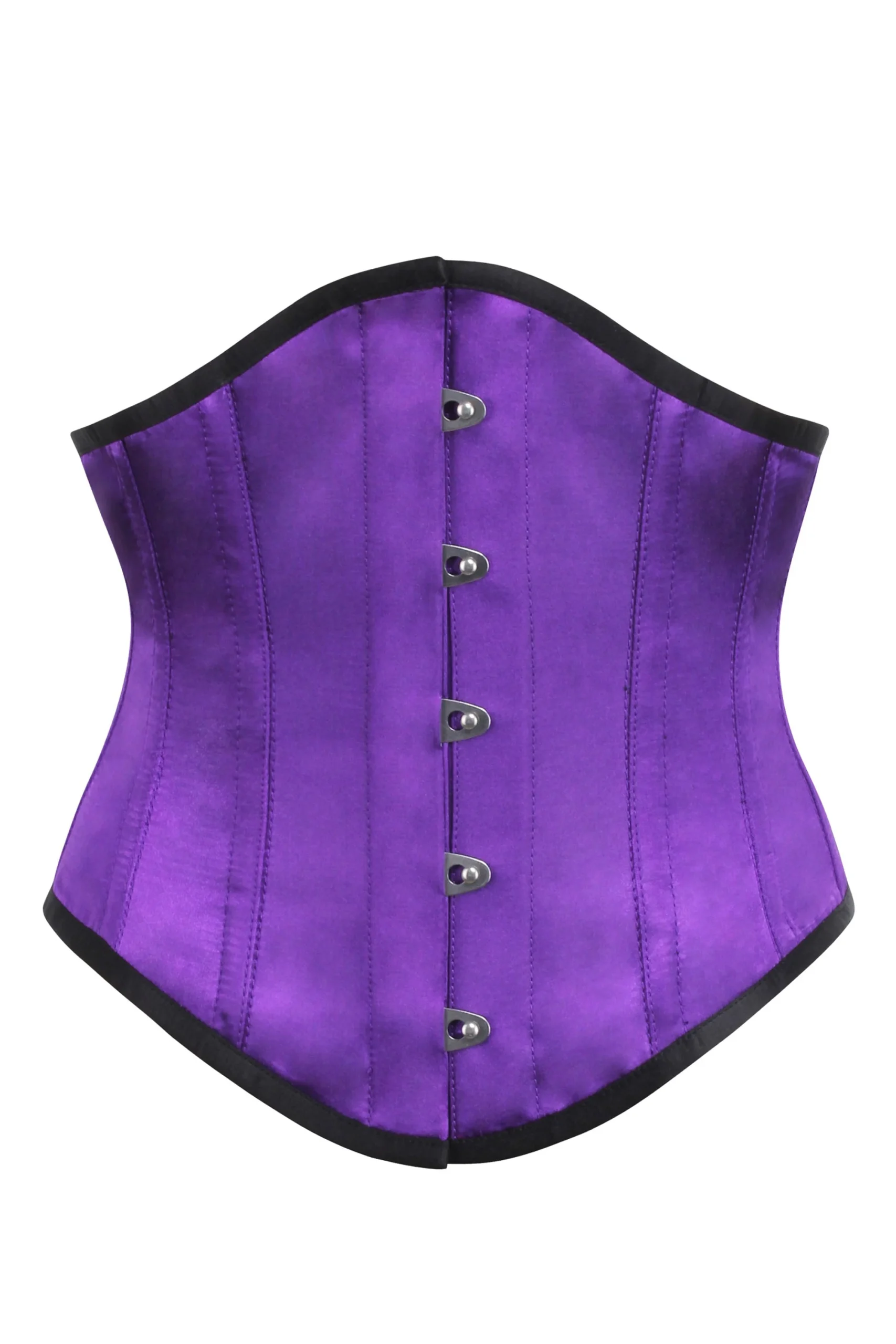 Serre-taille waspie en satin violet