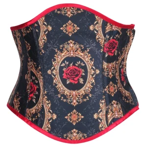 Baroque Rose Underbust Corset – Elegance with an Edge