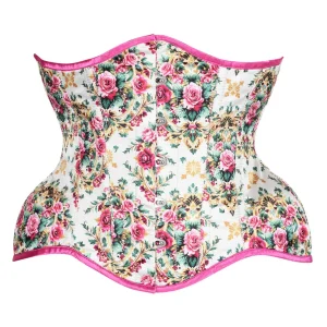 Victorian Rose Garden Underbust Corset – A Romantic Floral Fantasy