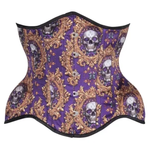 Baroque Skull Elegance Underbust Corset – Gothic Glamour Meets Vintage Opulence