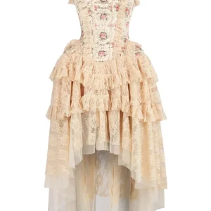 Vintage Lace Reverie Corset Dress