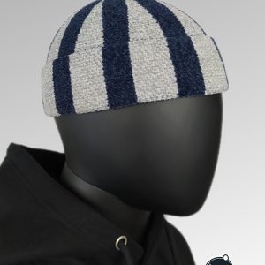 BONNET #WAZIR (Bleu&Gris)