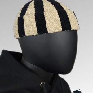 BONNET #WAZIR (Beige&Noir)