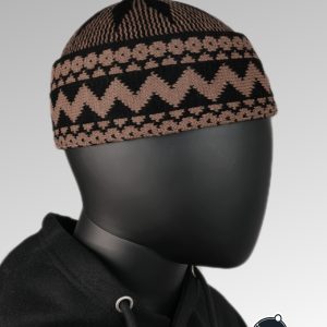 BONNET #ZIGZAG (BlackCamel)