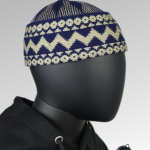 BONNET #ZIGZAG (Bleu/Sable)