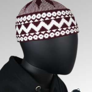 BONNET #ZIGZAG (Rouge/Blanc)