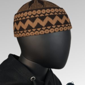 BONNET #ZIGZAG (Marron/Camel)