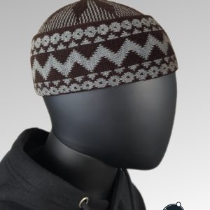 BONNET #ZIGZAG (Marron/Gris)