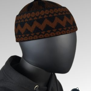 BONNET #ZIGZAG (Noir/Cacao)
