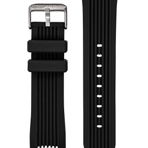 Bracelet Silicone Noir 24mm