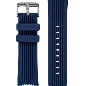 Bracelet Silicone Bleu Foncé 24mm