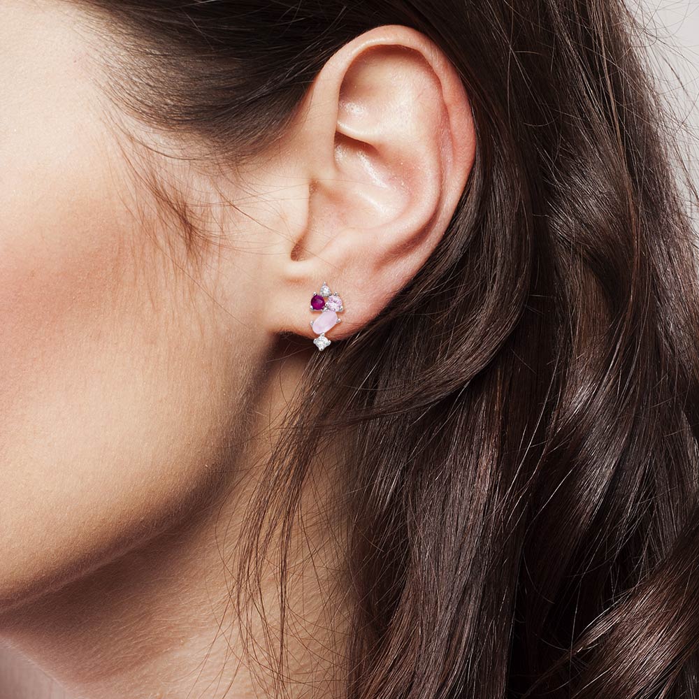 Boucle d’oreille Femme Argent rhodié – 602597 – Image 2