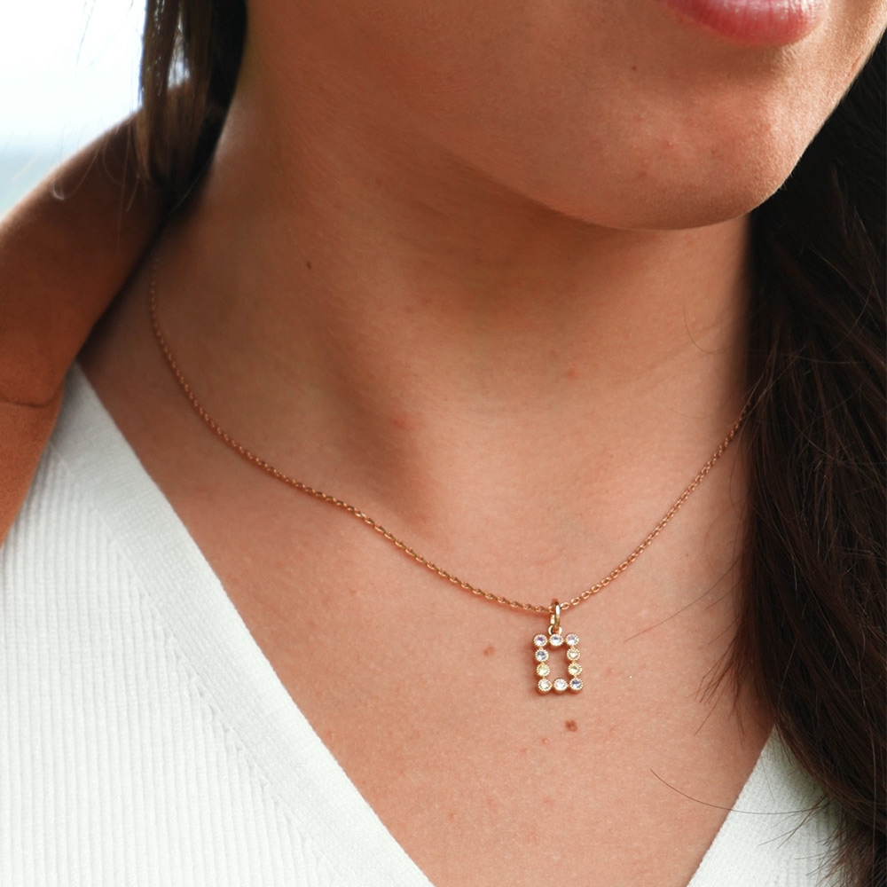 Pendentif Femme Plaqué or – 604114 – Image 3