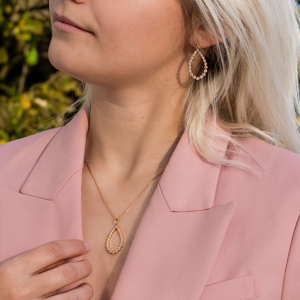 Boucle d’oreille Femme Plaqué or – 606606 – Image 2