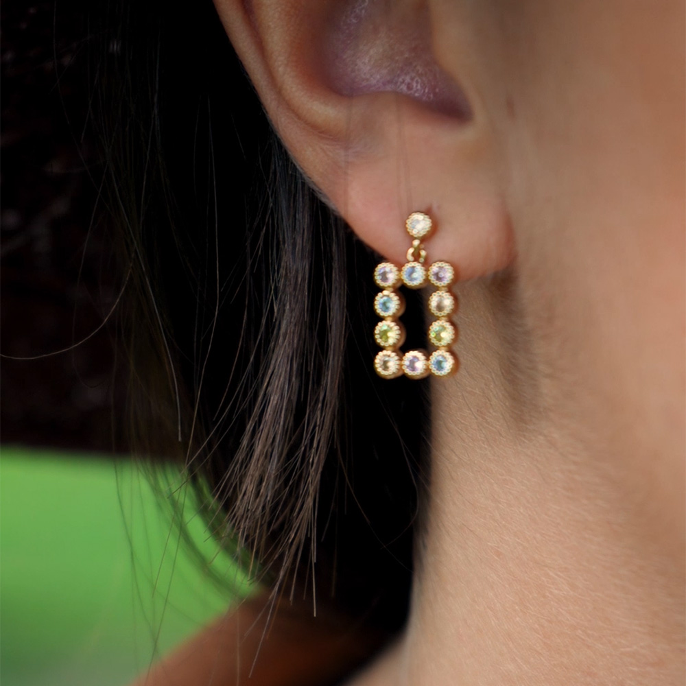 Boucle d’oreille Femme Plaqué or – 606628 – Image 3