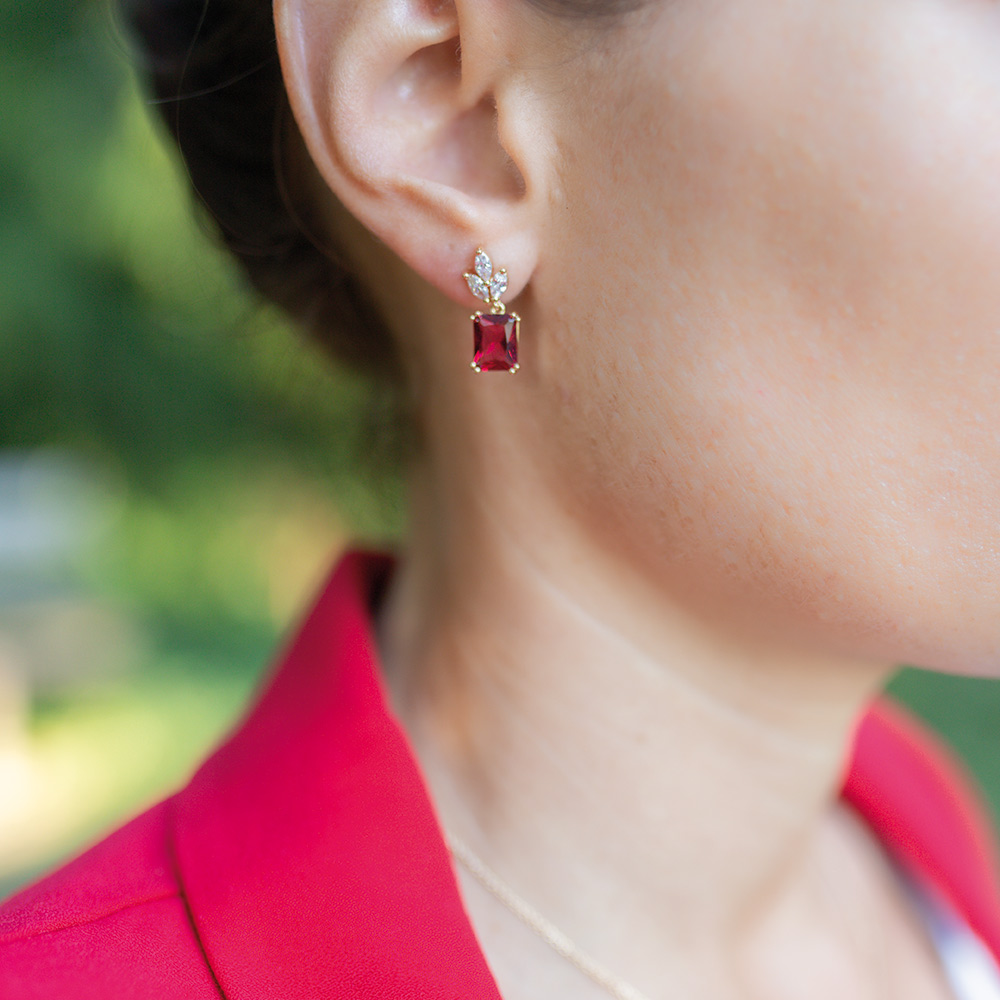 Boucle d’oreille Femme Plaqué or – 606630 – Image 2