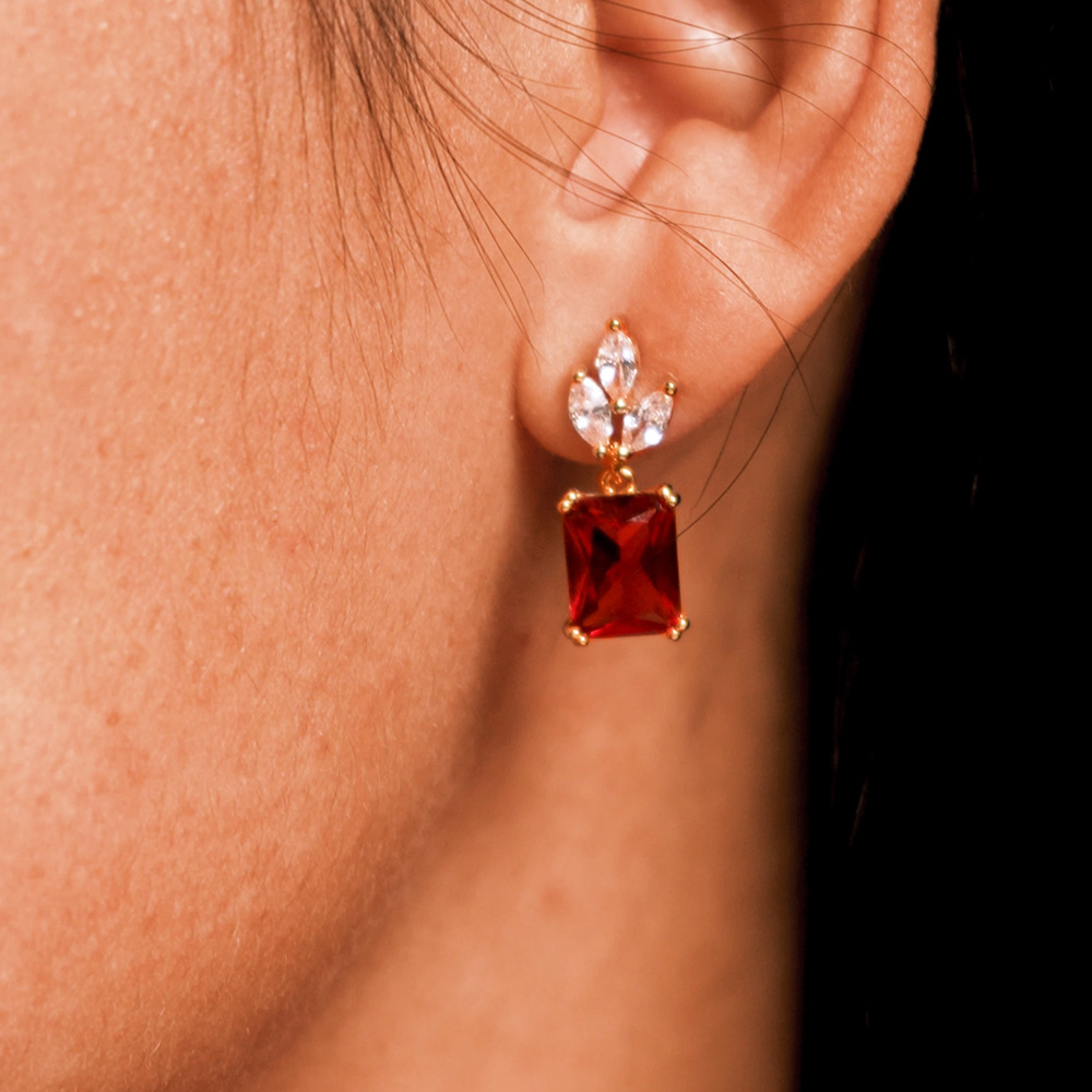 Boucle d’oreille Femme Plaqué or – 606630 – Image 4