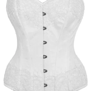White Satin Couture Corset