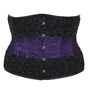 Corset Guêpe Couture Violet