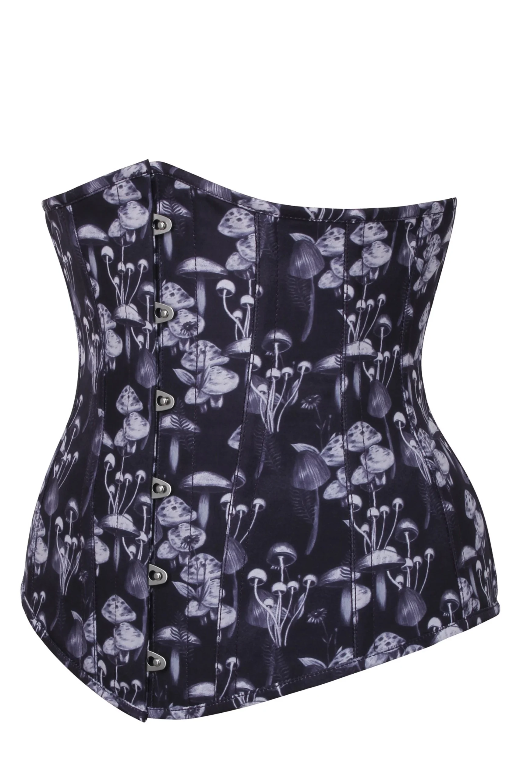 Corset serre-taille long imprimé champignons sauvages – Image 3