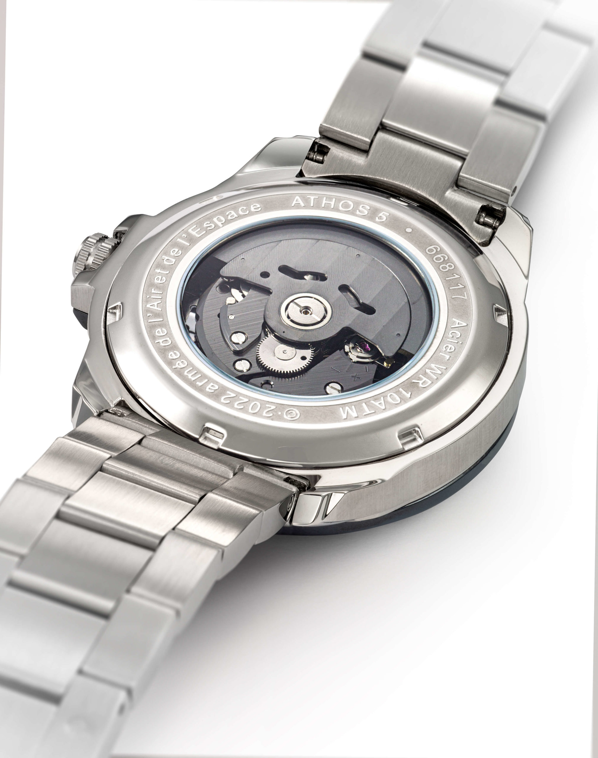 Montre Automatique Acier Cadran Noir A5-100PRS-668117 – Image 4