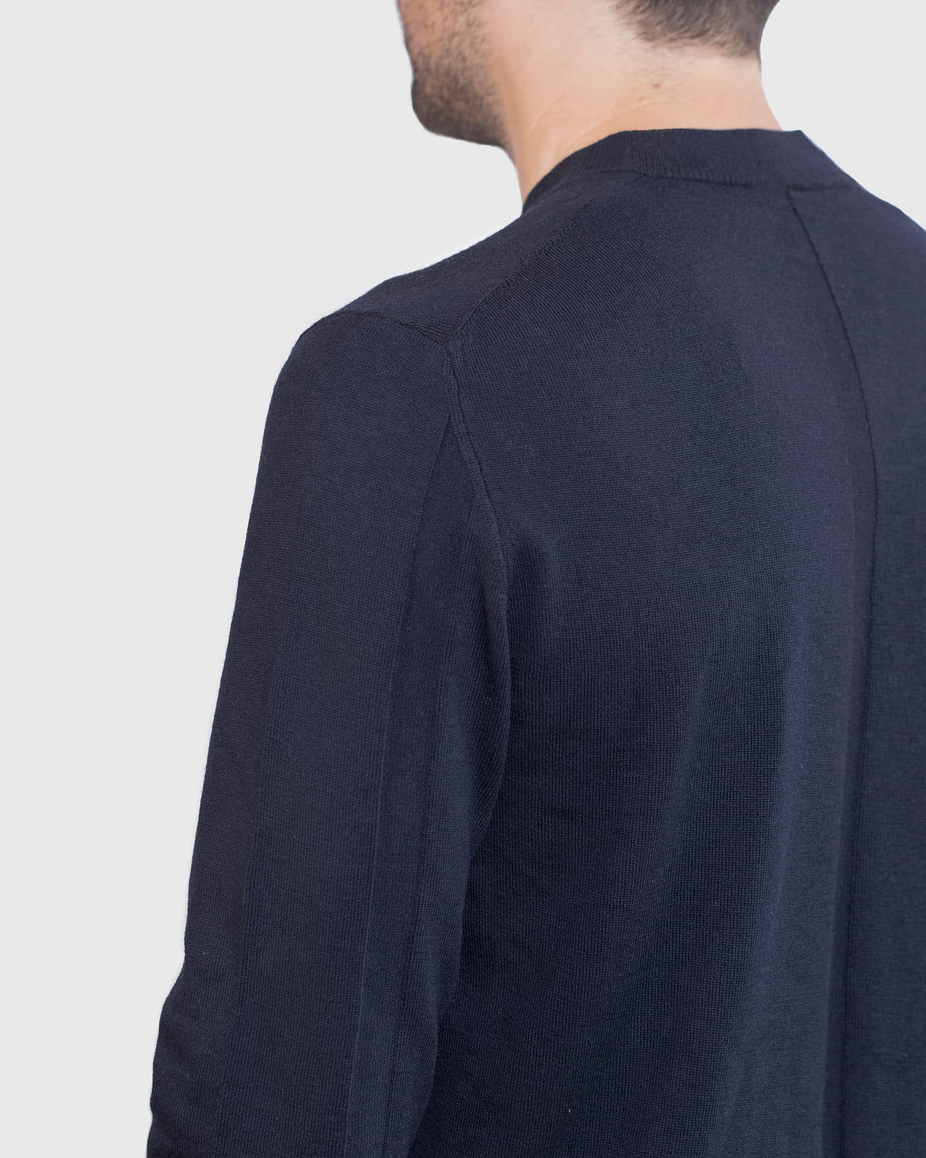 Pull Douillet Homme Bleu Nuit – Image 7