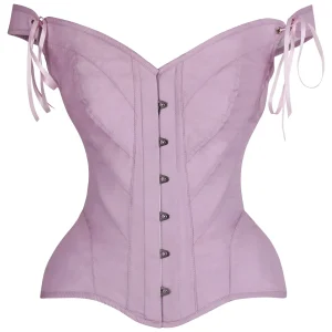 Dawn Pink Sleeved Corset