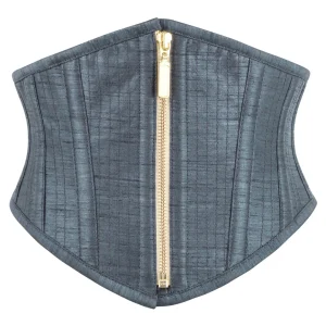 CEINTURE WASPIE GRIS ANTHRACITE