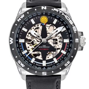 Montre Automatique Cuir Noir A8-100ED-668128