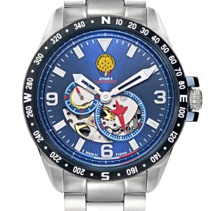 Montre Homme Automatique Cadran Bleu A6-100SCS-668124