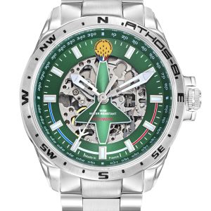 Montre Automatique Acier Cadran Vert A8-100ED-668142