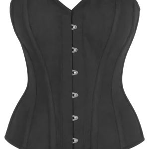 Single Layer Overbust Corset in Black