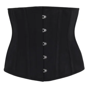 Single Layer Underbust Corset in Black
