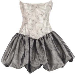 Vintage-Inspired Overbust Corset Dress