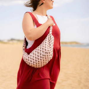 Destockage hiver 2026 – Kit Couture – Sac Luna XL matelassé indien