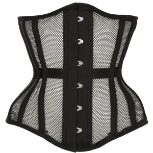 Underbust bustier mailles Noir