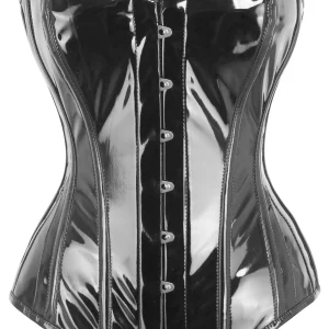 Longline PVC Overbust With Hip Gores