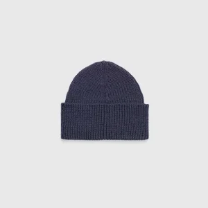 Bonnet Laine Française Bleu Nuit