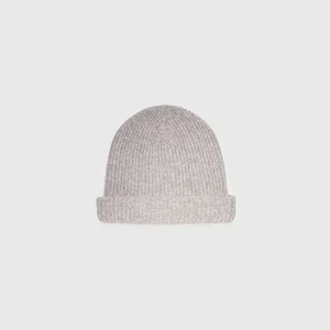 Bonnet Laine Française Gris Naturel
