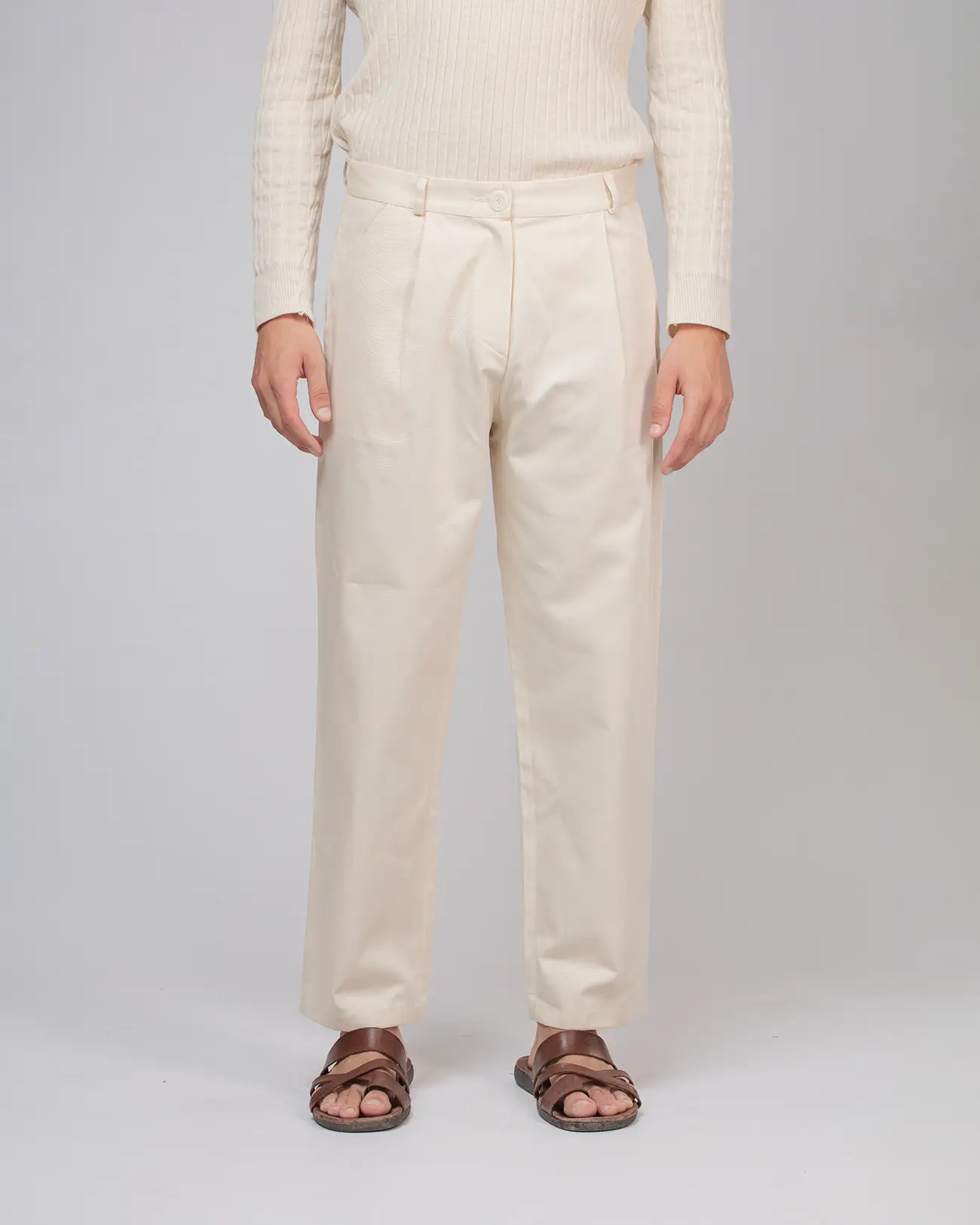 Le Pantalon d’Alpage Blanc Crême – Image 4
