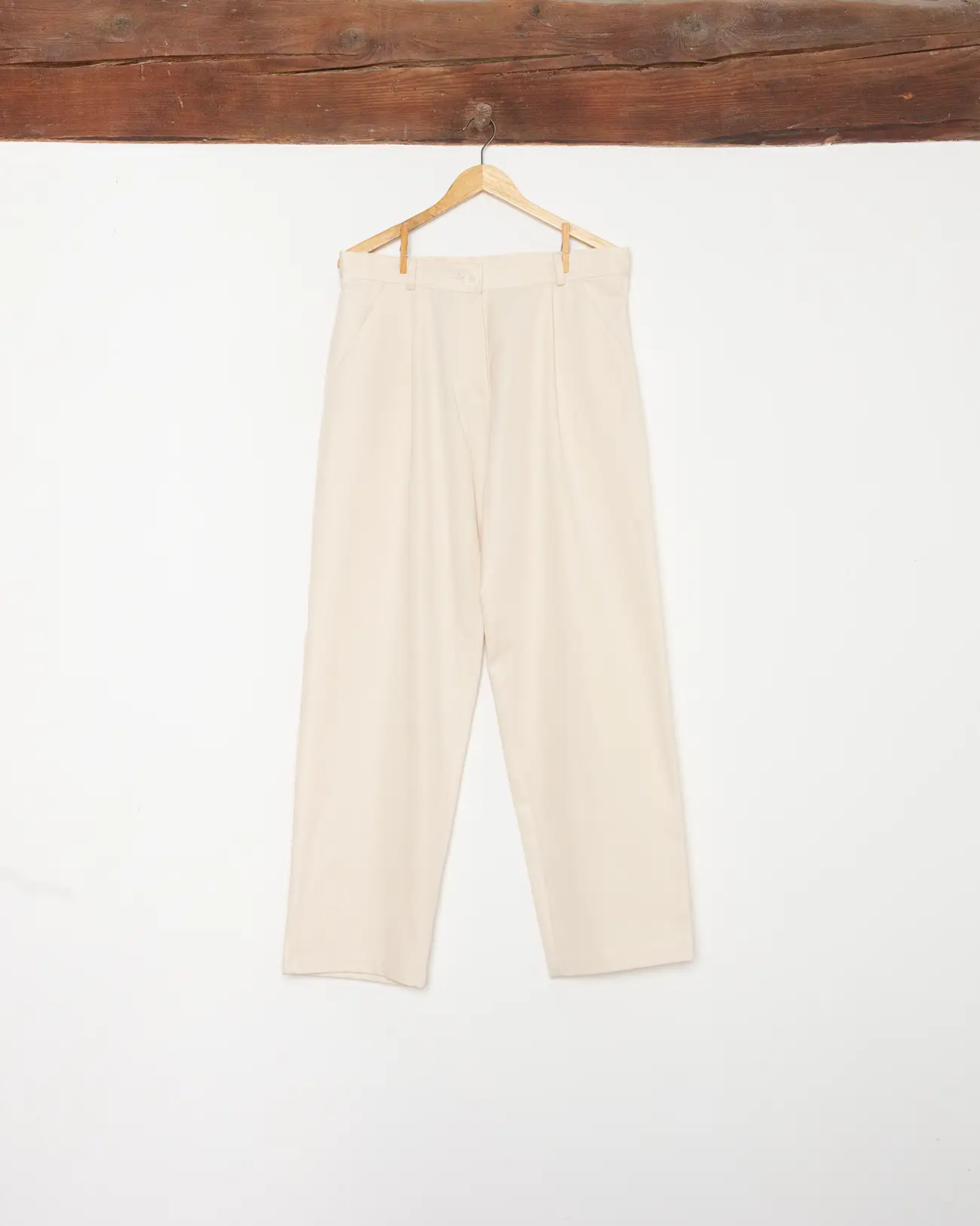 Le Pantalon d’Alpage Blanc Crême