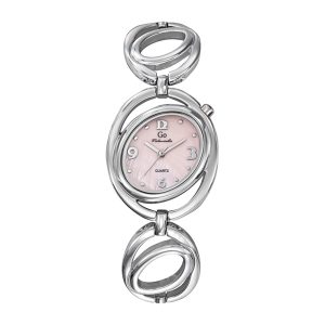 Montre Femme Boîtier Argenté Bracelet Métal Argenté – 694777