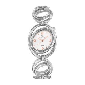 Montre Femme Boîtier Argenté Bracelet Métal Argenté – 694818