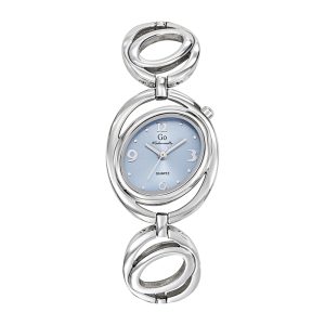 Montre Femme Boîtier Argenté Bracelet Métal Argenté – 695032