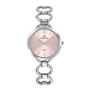 Montre Femme Boîtier Argenté Bracelet Métal Argenté – 695215
