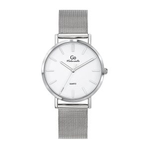 Montre Femme Boîtier Argenté Bracelet Métal Argenté – 695255