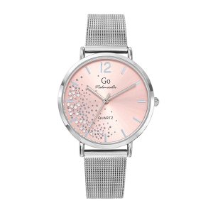 Montre Femme Boîtier Argenté Bracelet Métal Argenté – 695347