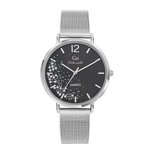 Montre Femme Boîtier Argenté Bracelet Métal Argenté – 695350