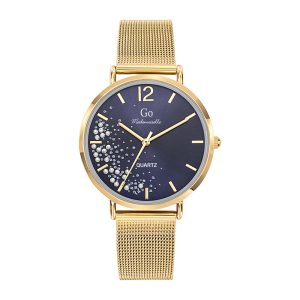 Montre Femme Boîtier Doré Bracelet Métal Doré – 695355